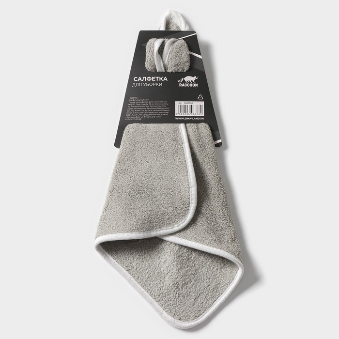 Салфетка для уборки Raccoon «Animals», микрофибра, 29×29 см Салфетка для уборки Raccoon «Animals», микрофибра, 29×29 см