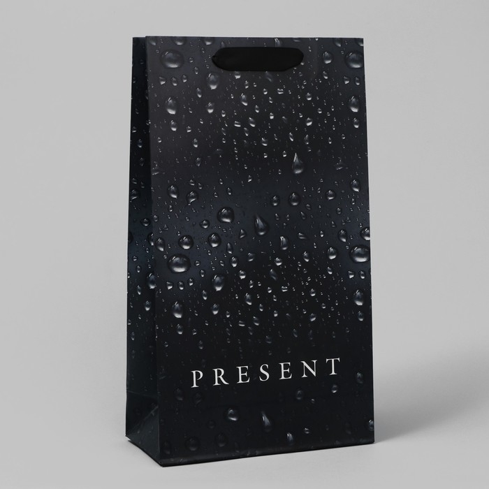 Пакет подарочный под две бутылки, упаковка, Black, 35 х 20 х 9 см Пакет подарочный под две бутылки, упаковка, Black, 35 х 20 х 9 см