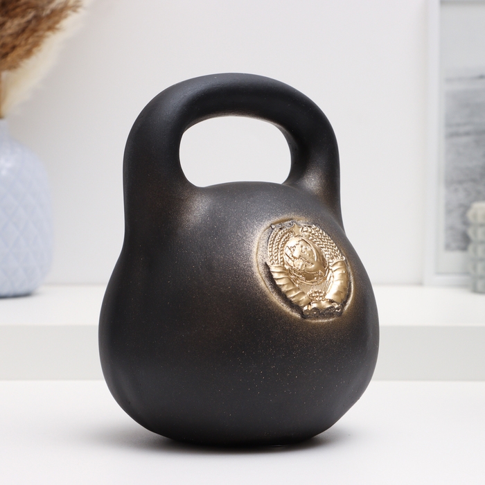 Копилка Копилка "Гиря с гербом СССР" 15х15х18см