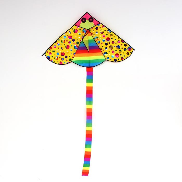 Воздушный змей «Насекомое», с леской, цвета МИКС Воздушный змей «Насекомое», с леской, цвета МИКС