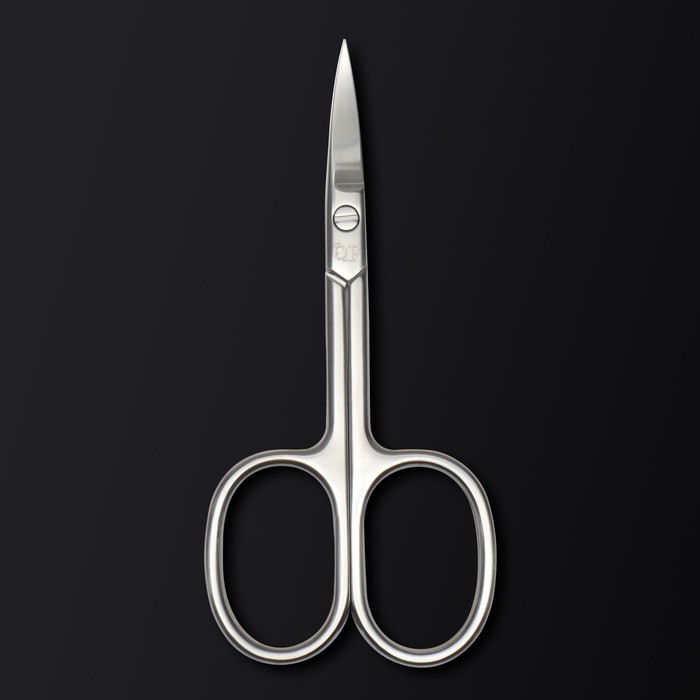 Ножницы маникюрные «Premium», загнутые, широкие, 9,3 см, на блистере, цвет серебристый Ножницы маникюрные «Premium», загнутые, широкие, 9,3 см, на блистере, цвет серебристый