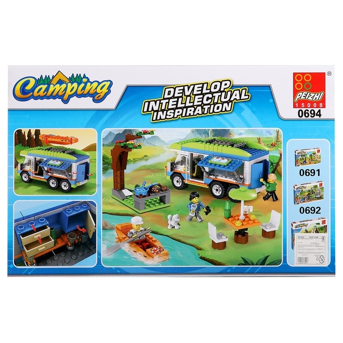 Конструктор На природе &laquo;Дом на колёсах&raquo;, 343 детали