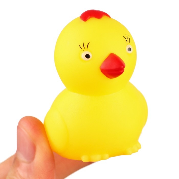 Набор резиновых игрушек для ванны &laquo;Друзья&raquo;, с пищалкой, 8 шт, цвет МИКС, Крошка Я