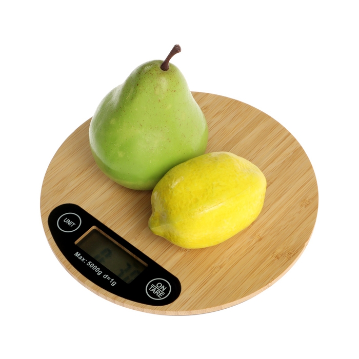 Весы кухонные Luazon LVE-029  Весы кухонные Luazon LVE-029 "Бамбук", электронные, до 5 кг