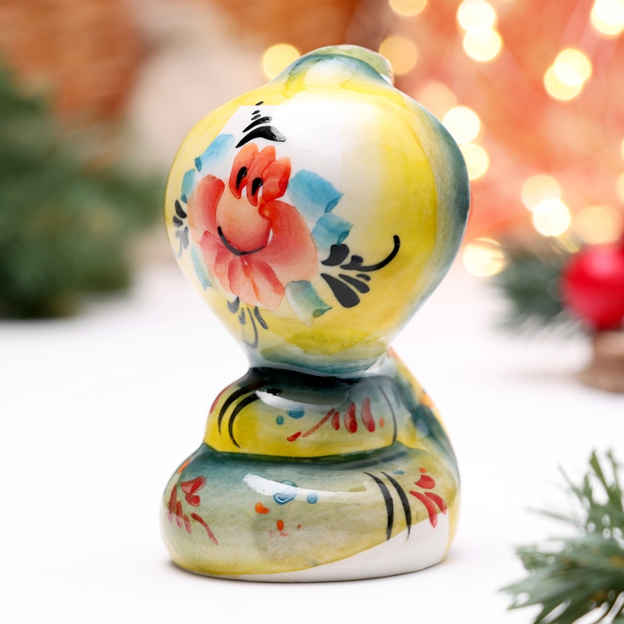 Сувенир Сувенир "Кобра большая", гжель, цвет, 10см