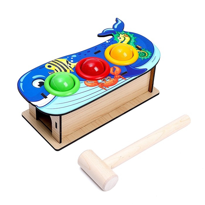 Стучалка «Кит», 3 шарика Стучалка «Кит», 3 шарика