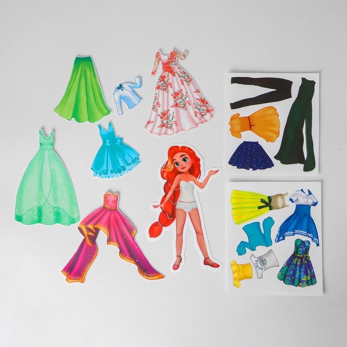 Игра на липучках «Вечерний образ» Игра на липучках «Вечерний образ»