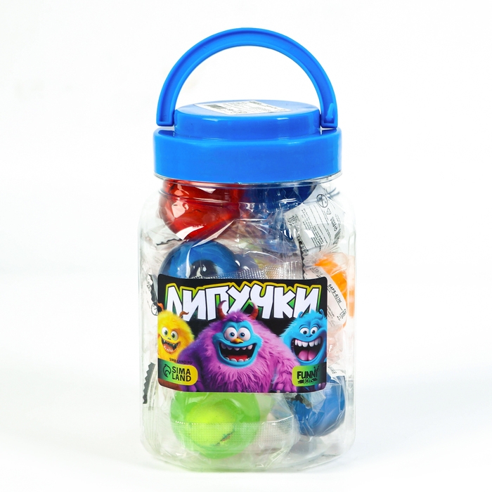 Липучка «Глазастики», цвета МИКС, в банке Липучка «Глазастики», цвета МИКС, в банке