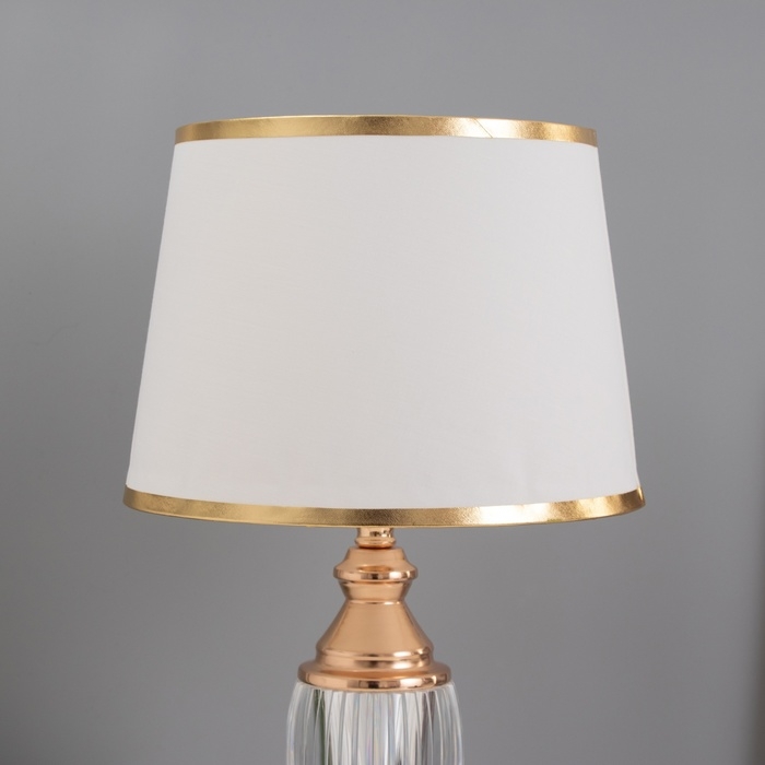 Лампа настольная Лампа настольная "Юри" 1х40Вт Е27 1х3Вт LED золото 25х25х41см