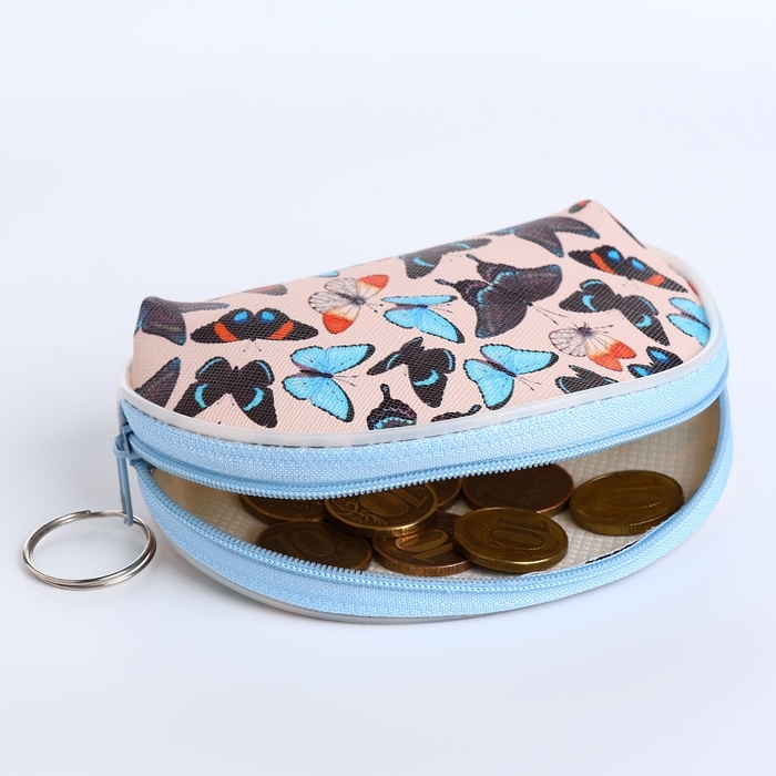 Кошелёк монетница на молнии, цвет МИКС Кошелёк монетница на молнии, цвет МИКС