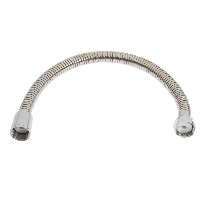 Душевой шланг  Душевой шланг "ЦС-СМ" СК600585, 1/2", 40 см, конусная гайка, нержавеющая сталь