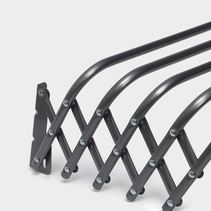 Сушилка для белья настенная, 120 см, цвет серый Сушилка для белья настенная, 120 см, цвет серый