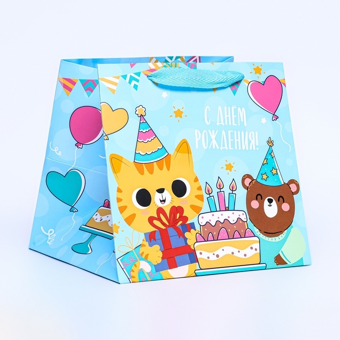 Пакет под торт Пакет под торт "Сладости" 20х20х20см