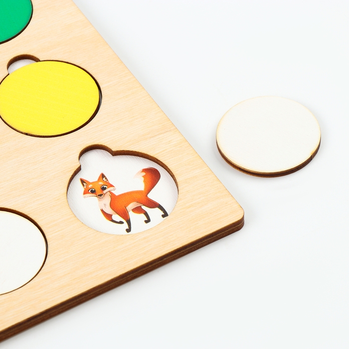 Настольная развивающая игра для детей «Прятки. Найди животных» Настольная развивающая игра для детей «Прятки. Найди животных»