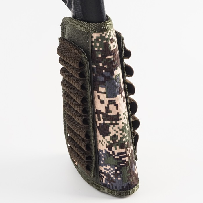 Патронташ на приклад универсальный, калибр 12, 16, 20, 7,62 мм, на 6 патронов, ткань Патронташ на приклад универсальный, калибр 12, 16, 20, 7,62 мм, на 6 патронов, ткань