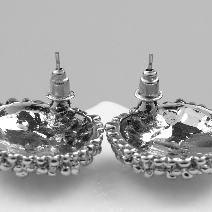 Серьги с жемчугом &laquo;Атмосфера&raquo; бусинки, цвет белый в серебре