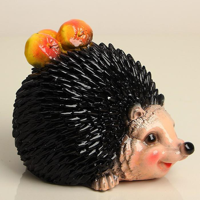 Садовая фигура  Садовая фигура "Еж с яблоками" 20х15см