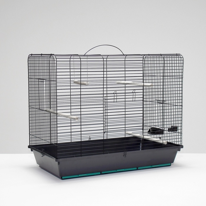 Клетка для птиц, Клетка для птиц, "Рикки max 3", 79 х 44 х 65 см, микс цветов