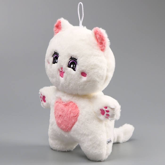 Мягкая игрушка «Кот», 24 см, цвет белый Мягкая игрушка «Кот», 24 см, цвет белый