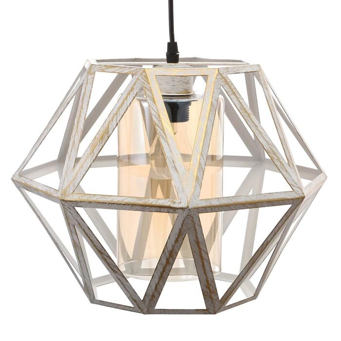 Светильник BayerLux 88316/1 E27 40Вт белый с золотой патиной 34х34х26-126 см