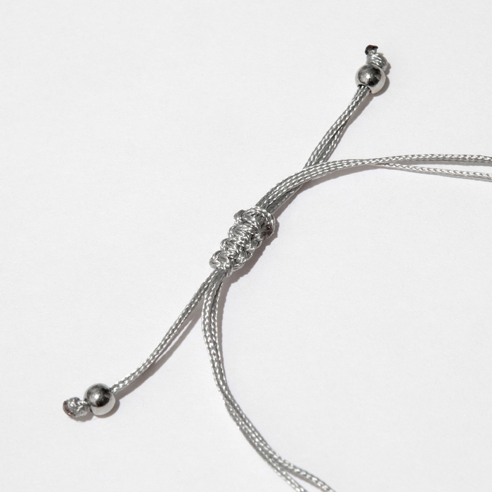 Браслет Dream счастье ждёт, цвет серый, d=6см