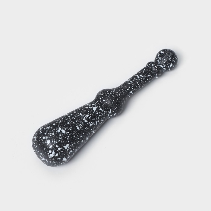 Ступка с пестиком «Грани», 10×18 см, цвет чёрный Ступка с пестиком «Грани», 10×18 см, цвет чёрный