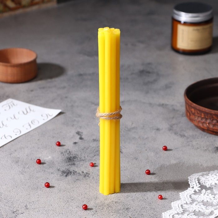 Набор свечей церковных  Набор свечей церковных "Казанская Божья Матерь" для домашней молитвы, парафин, 12 шт