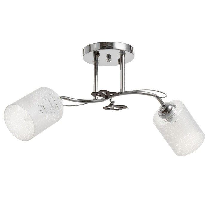 Люстра Люстра "Авиэтта" 2хЕ27 40Вт хром 58х23х26 см BayerLux