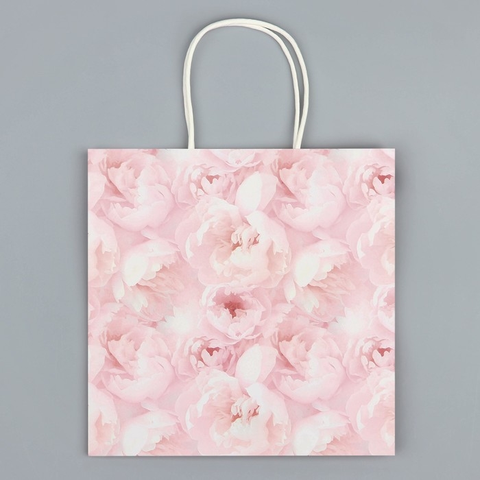 Пакет подарочный, упаковка, «Цветы», 22 х 22 х 11 см Пакет подарочный, упаковка, «Цветы», 22 х 22 х 11 см