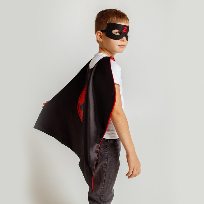 Карнавальный набор «Загадочный мститель»: плащ и маска Карнавальный набор «Загадочный мститель»: плащ и маска