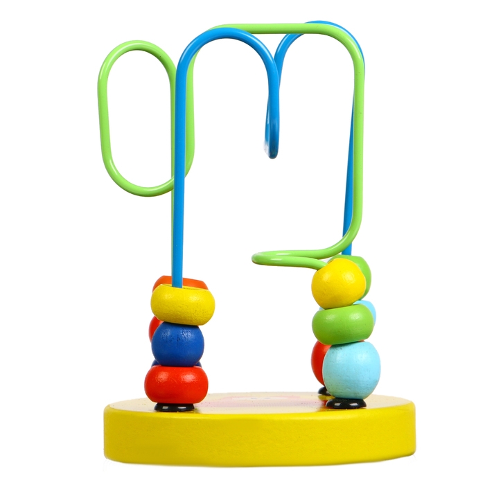 Серпантинка-лабиринт с пластиковыми бусинами «Крабик» Серпантинка-лабиринт с пластиковыми бусинами «Крабик»