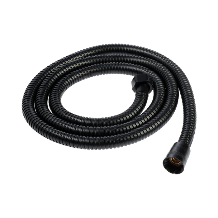 Душевой шланг ZEIN Z3644, 150 см, латунные гайки 1/2 Душевой шланг ZEIN Z3644, 150 см, латунные гайки 1/2", черный