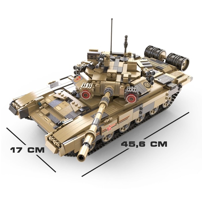 Конструктор Техно «Танк», 1722 детали Конструктор Техно «Танк», 1722 детали