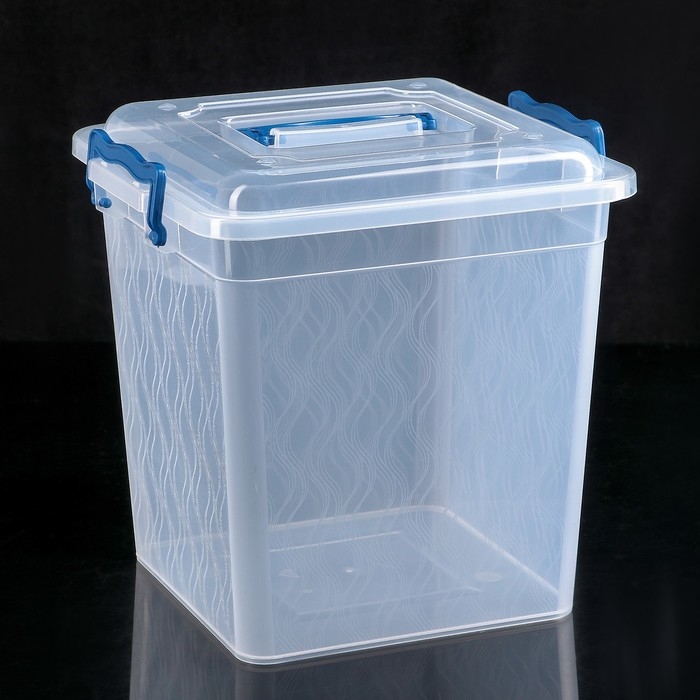 Контейнер квадратный, 12 л, цвет МИКС Контейнер квадратный, 12 л, цвет МИКС