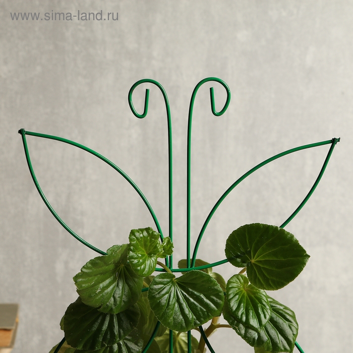 Шпалера, 44 × 24 × 0.3 см, металл, зелёная, «Мотылёк» Шпалера, 44 × 24 × 0.3 см, металл, зелёная, «Мотылёк»