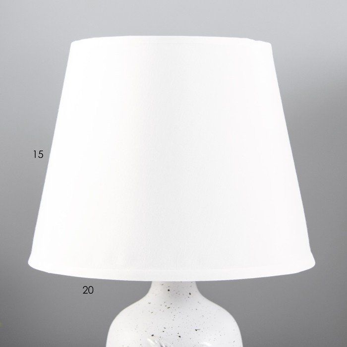 Настольная лампа Настольная лампа "Ананас" Е14 40Вт серый серебро 20х20х32см RISALUX