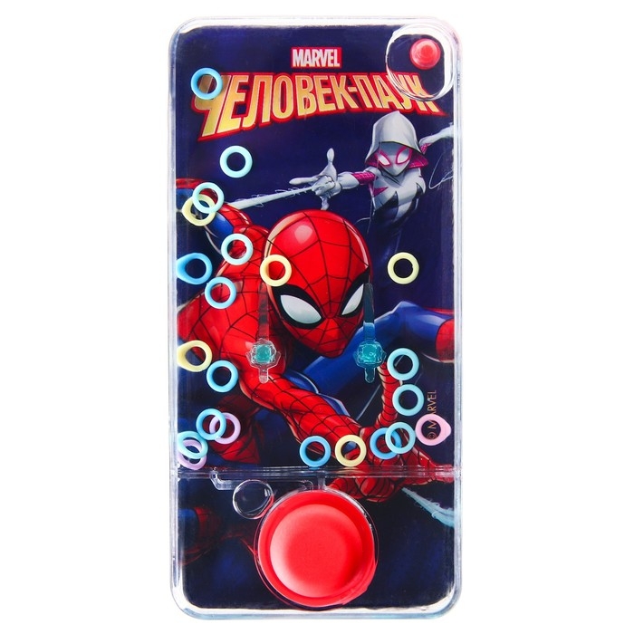 Детская игра: водный тетрис с колечками, Человек- паук Детская игра: водный тетрис с колечками, Человек- паук