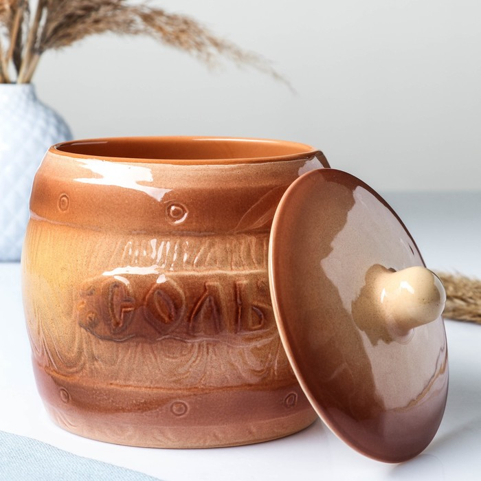 Бочонок Бочонок "Соль" 1,2л / 14х16см, стандарт