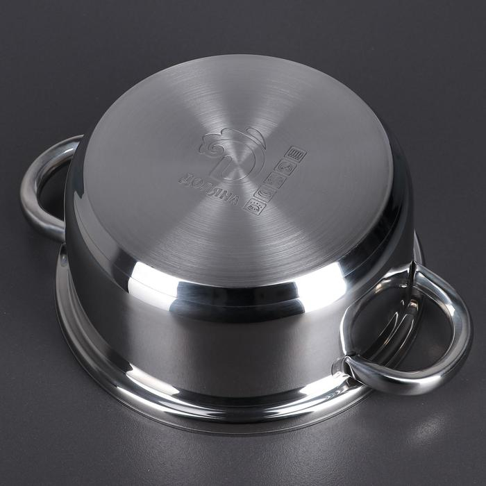 Соковарка из нержавеющей стали Доляна, 5,8 л, d=23 см, индукция, стеклянная крышка, цвет хромированный Соковарка из нержавеющей стали Доляна, 5,8 л, d=23 см, индукция, стеклянная крышка, цвет хромированный