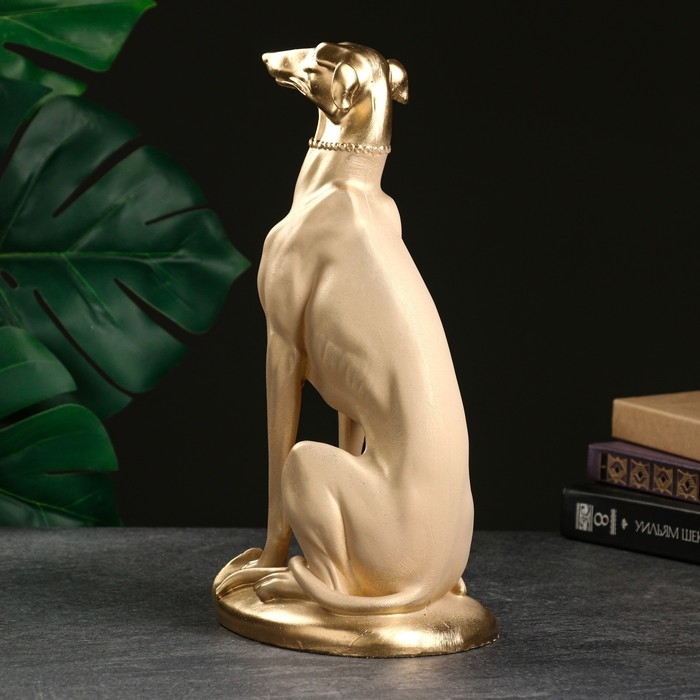 Фигура Фигура "Собака Лорд" слоновая кость, 35х20х15см