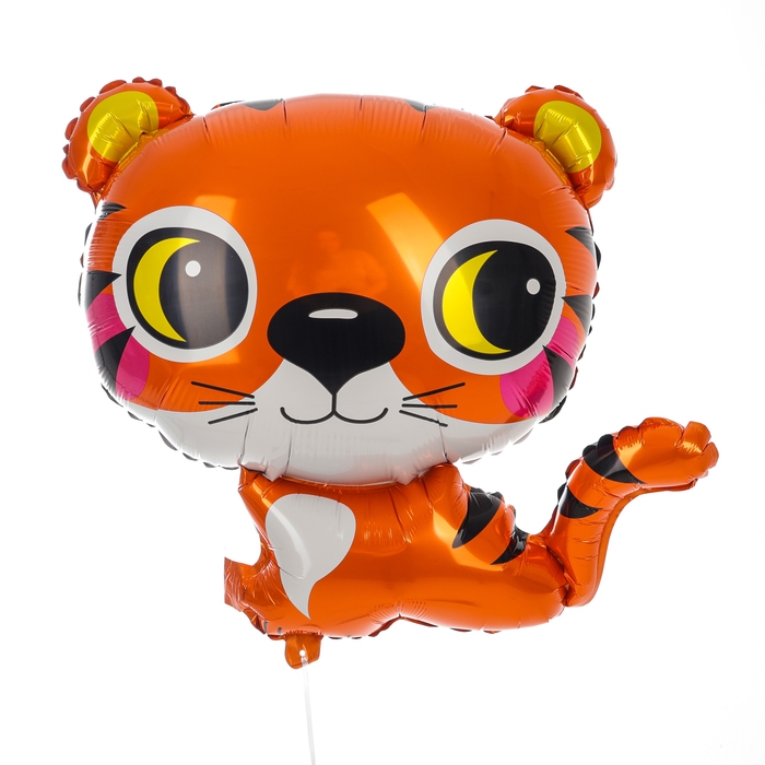 Шар фольгированный 25" &laquo;Тигр с большими глазами&raquo;