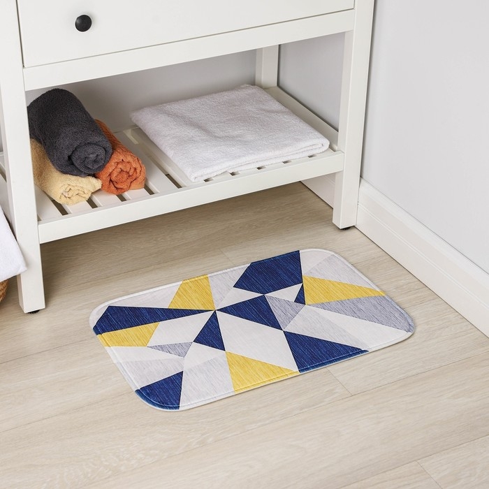 Коврик для ванной и тулета Доляна «Розмари», 40×60 см Коврик для ванной и тулета Доляна «Розмари», 40×60 см