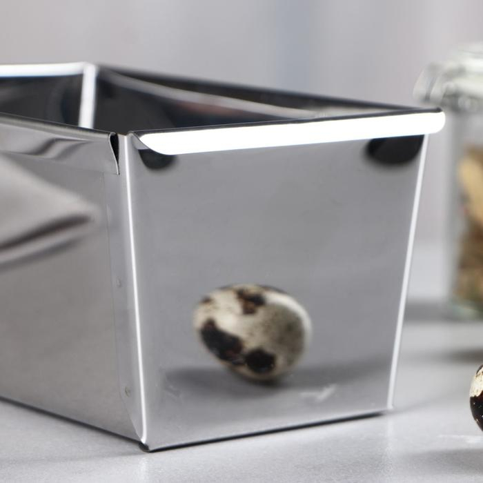 Форма для выпечки «Хлеб», h-8 см, 10 х 15 см, 1 л Форма для выпечки «Хлеб», h-8 см, 10 х 15 см, 1 л