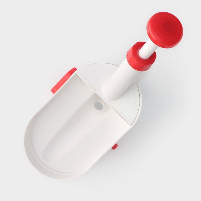 Машинка для удаления косточек из вишни Доляна «Вишнёвый сад», контейнер 450 мл, цвет белый Машинка для удаления косточек из вишни Доляна «Вишнёвый сад», контейнер 450 мл, цвет белый