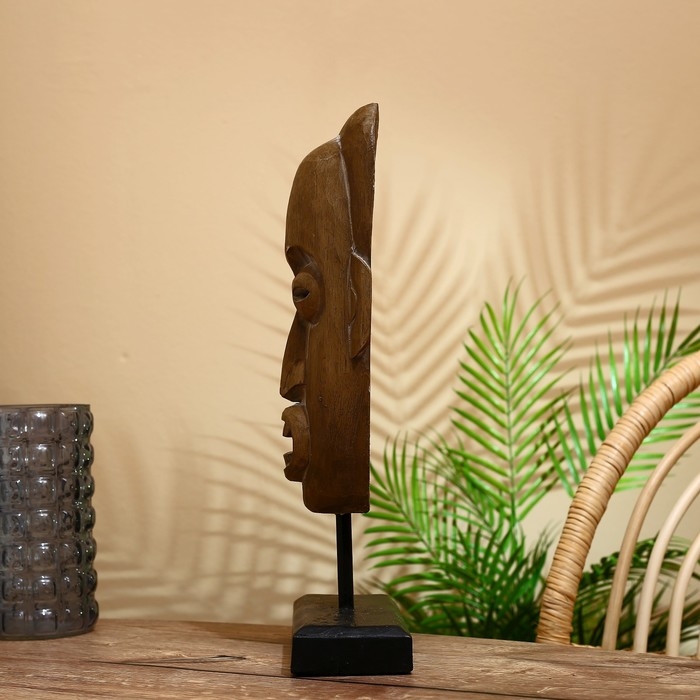 Маска Маска "Грэг" на подставке, албезия 42 см