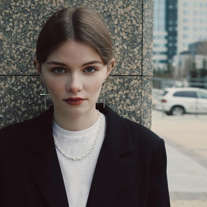 Колье «Цепь» овальные звенья, цвет матовое серебро, 45 см Колье «Цепь» овальные звенья, цвет матовое серебро, 45 см