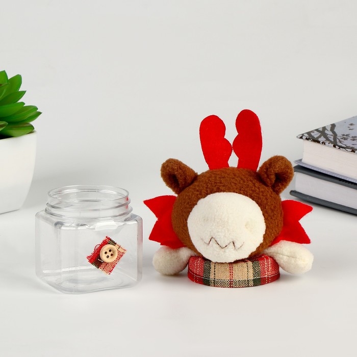 Новый год! Конфетница «Олень», цвета МИКС Новый год! Конфетница «Олень», цвета МИКС