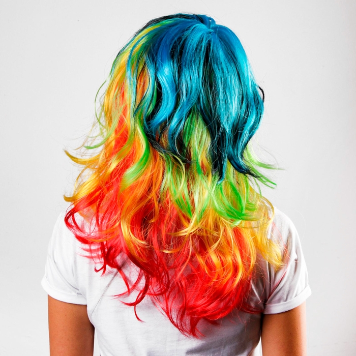 Карнавальный парик «Радуга» Карнавальный парик «Радуга»