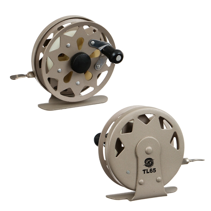 Катушка инерционная, металл, диаметр 6.5 см, цвет коричневый, TL65 Катушка инерционная, металл, диаметр 6.5 см, цвет коричневый, TL65