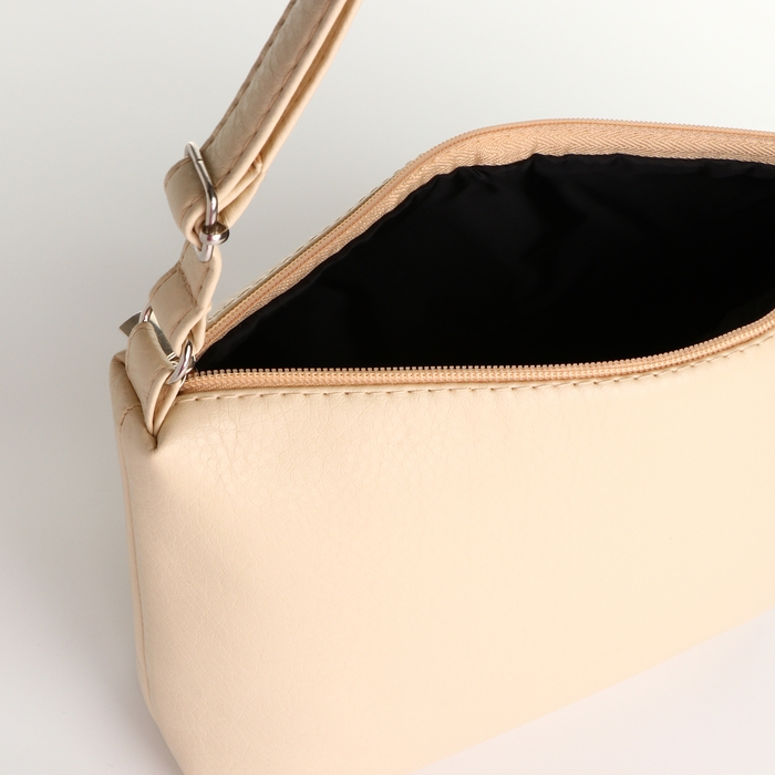 Кросс-боди на молнии, цвет бежевый Кросс-боди на молнии, цвет бежевый